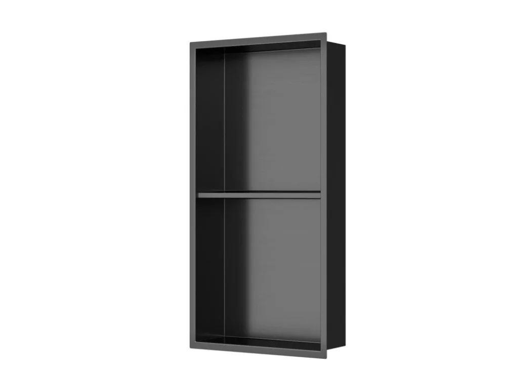 Originální SAT Vestavná polička SAT Aurum gun metal 33x63 cm SATAURN6030SBGM