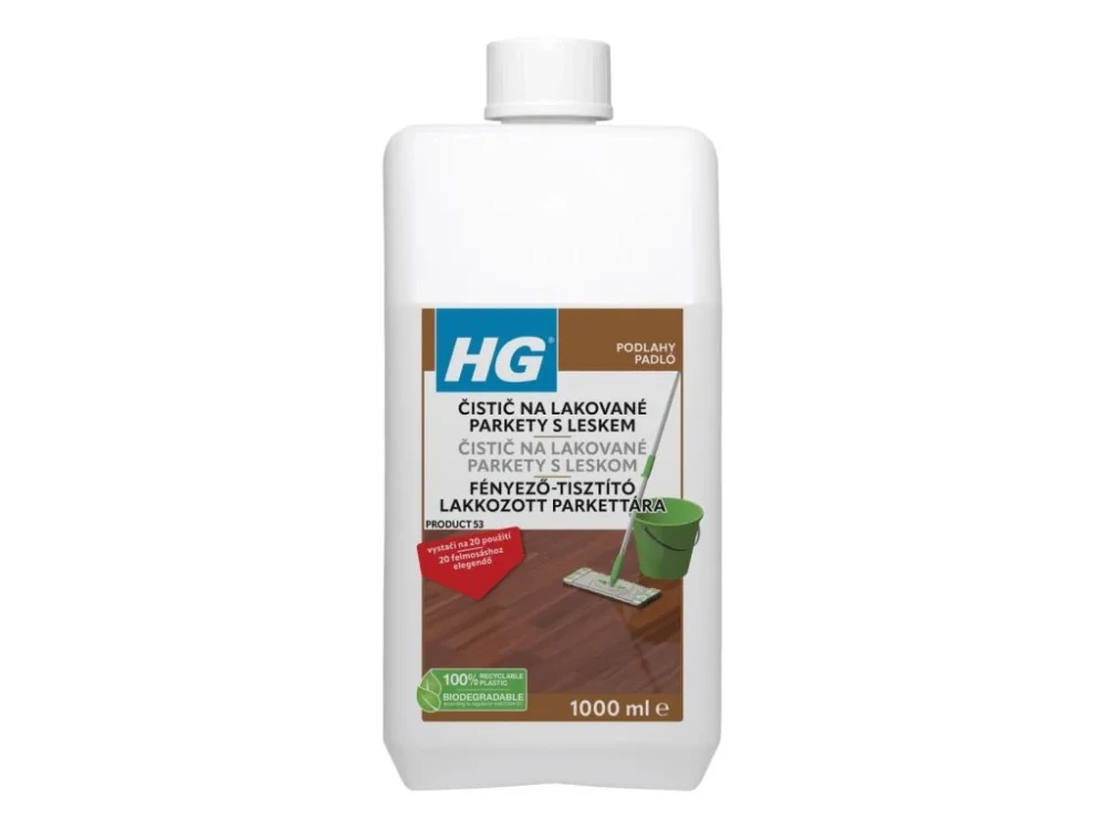 HG HG čistič s leskem pro parketové podlahy HGCLPP Pouze Dnes
