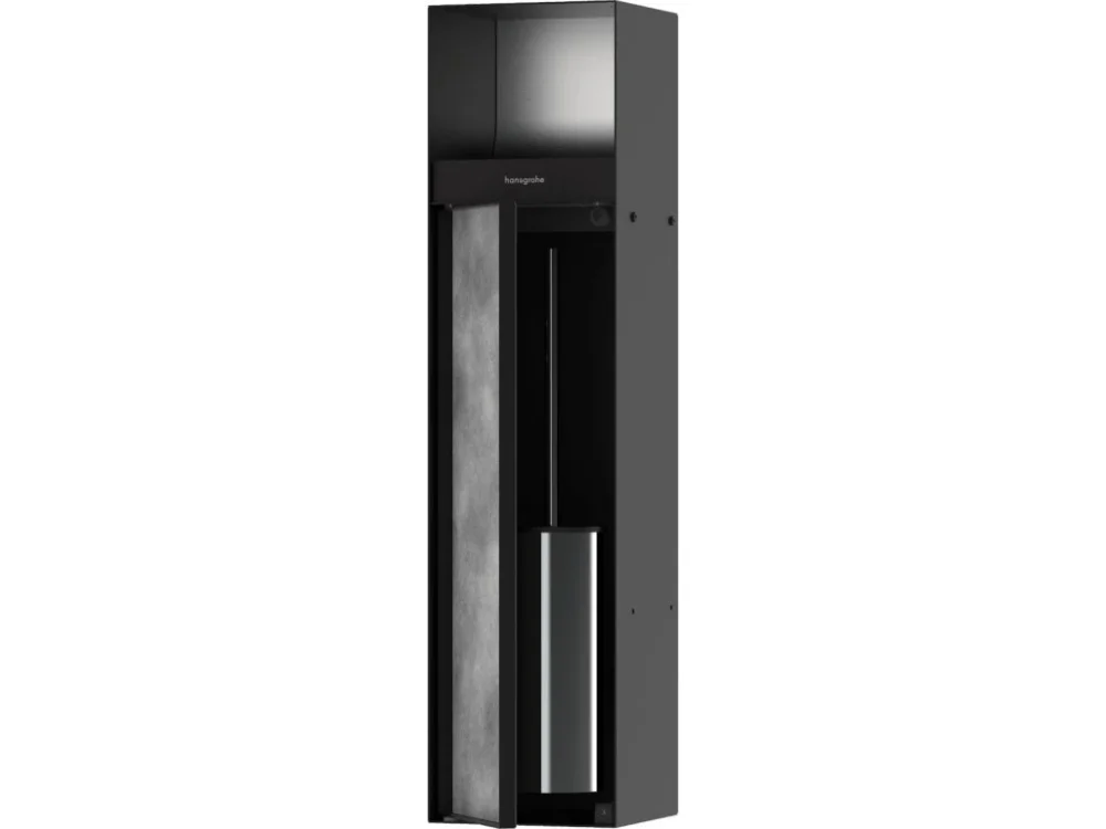 Oblíbený Hansgrohe Wc štětka Hansgrohe XtraStoris Rocks držákem matná černá 56062670