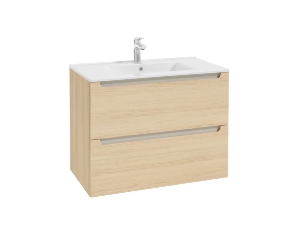 Naturel Koupelnová skříňka s umyvadlem Naturel Stilla 80x60x45 cm dub Vicenza mat STILLADV08057U1 Nakupujte Hned