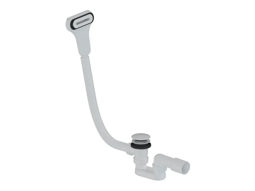 Sleva SAT Vanový automat click/clack a štěrbinový přepad DN40/DN50 SAT bílá matná plast SATAVAS60CCBM