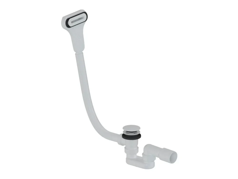 Nakupujte Hned SAT Vanový automat click/clack a štěrbinový přepad DN40/DN50 SAT bílá lesklá plast SATAVAS80CCB