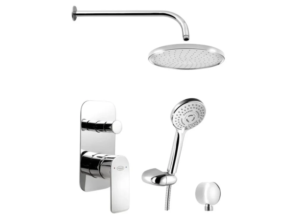 Pouze Dnes Aqualine DAPHNE podomítkový sprchový set s pákovou baterií, 2 výstupy, chrom DH943