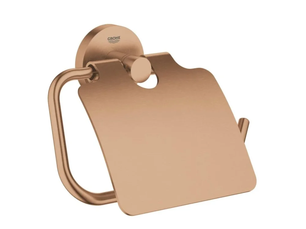 Přímo Od Výrobce Grohe Držák toaletního papíru GROHE Essentials kartáčovaný Warm Sunset G40367DL1