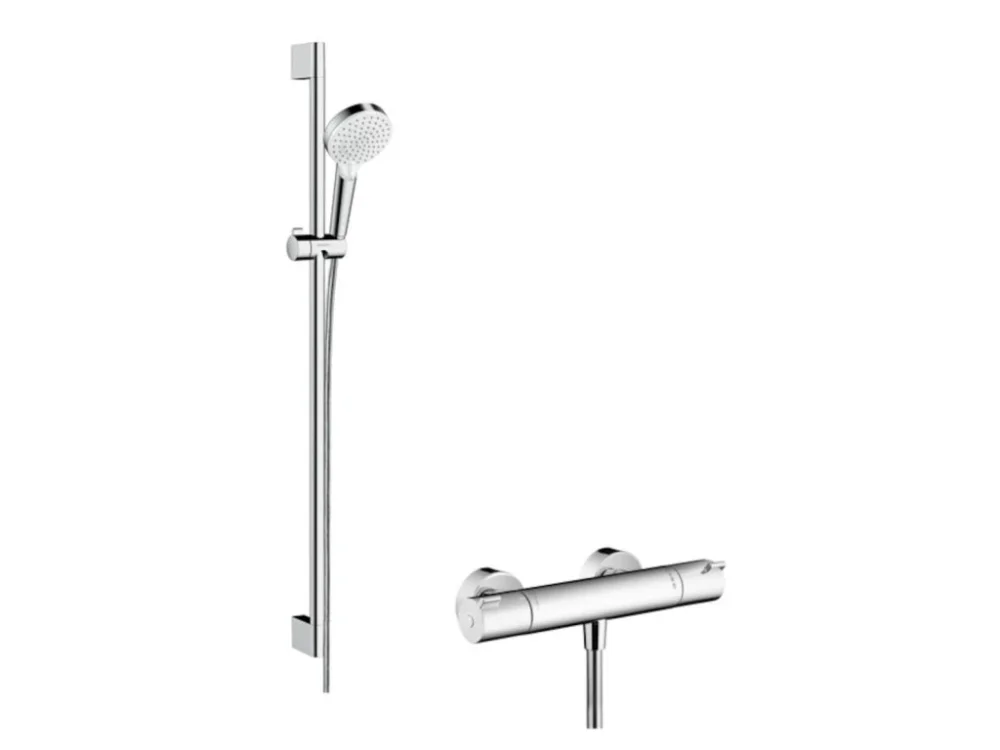 Hansgrohe Sprchová baterie Hansgrohe Crometta se sprchovým setem 150 mm bílá/chrom 27813400 Tovární Cena