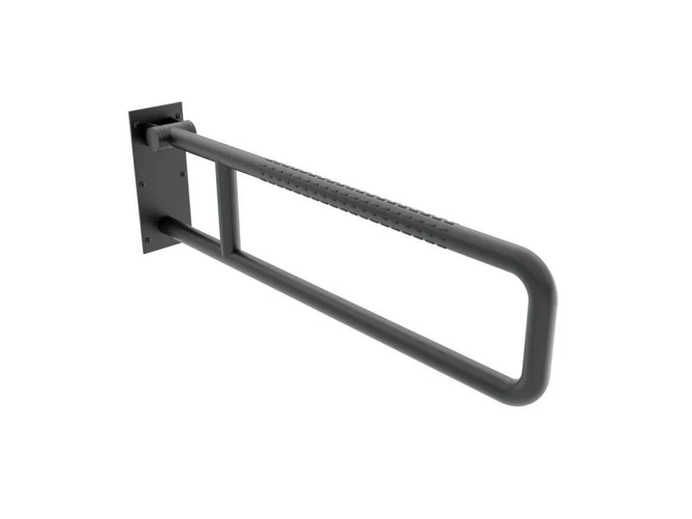 NIMCO Sklopné černé podpěrné madlo 800 mm BMSC 9080-90 Víkendová Akce