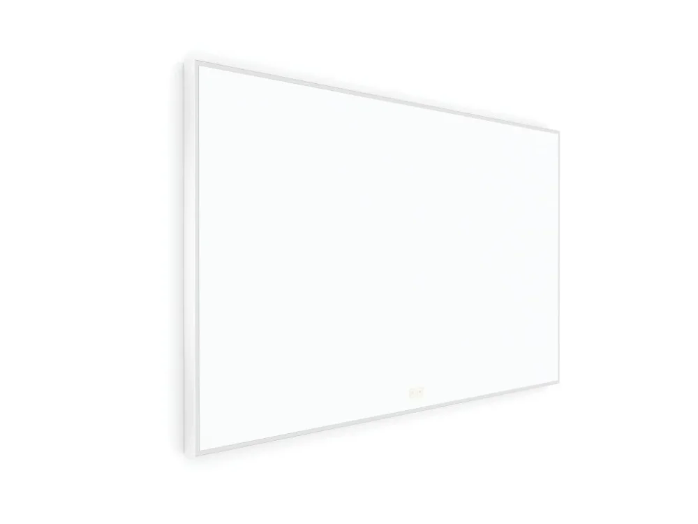 Tovární Cena NIMCO OBDELNÍKOVÁ - OSTRÉ ROHY Bílé LED zrcadlo 1200x700 se dvěma dotykovými senzory ZPB 13006VX-05