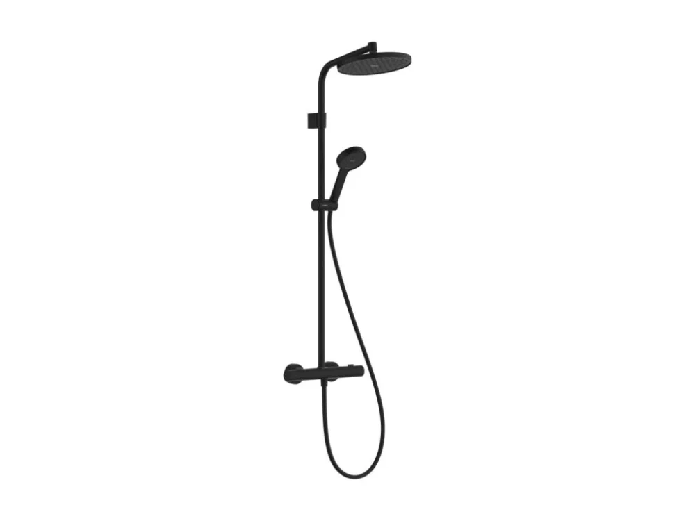 Odeslání Ihned Hansgrohe Sprchový systém Hansgrohe Activera S s termostatickou baterií matná černá 28078670
