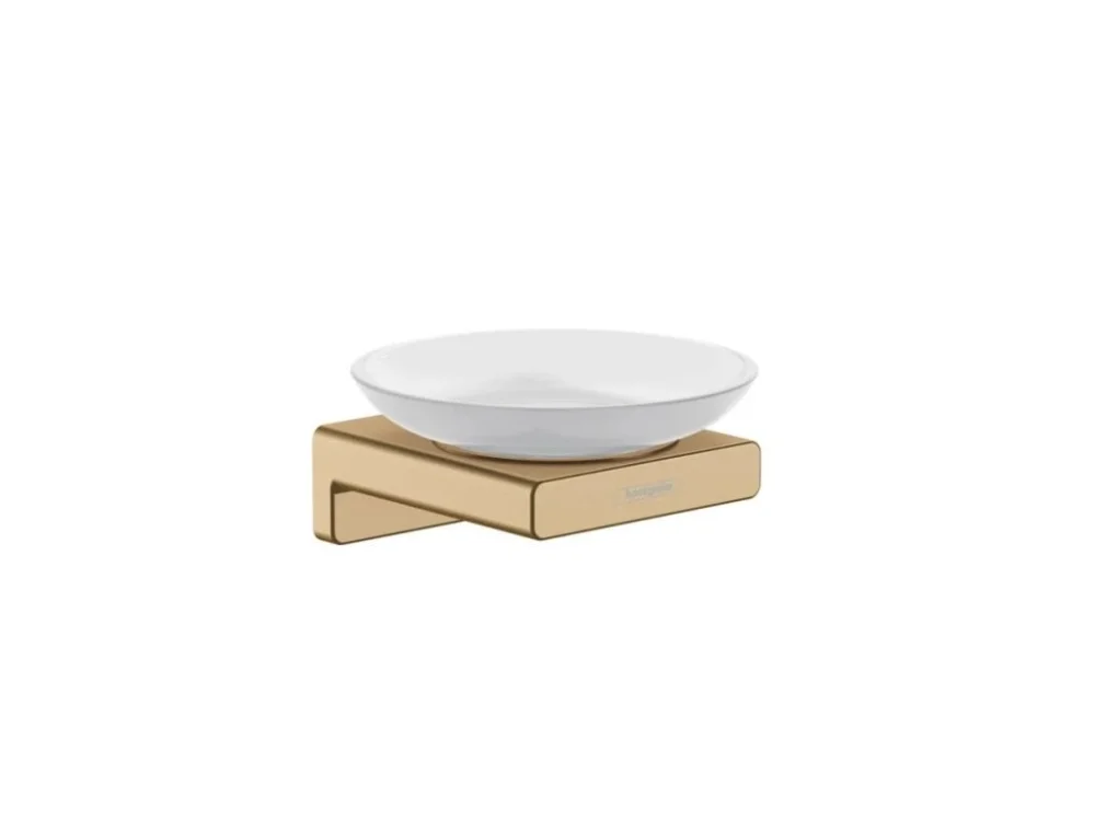 Kup Teď Hansgrohe Mýdlenka Hansgrohe AddStoris s držákem kartáčovaný bronz 41746140