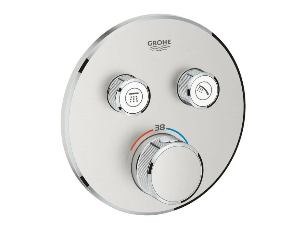 Vrácení Zdarma Grohe Termostat GROHE Smart Control s termostatickou baterií supersteel 29119DC0
