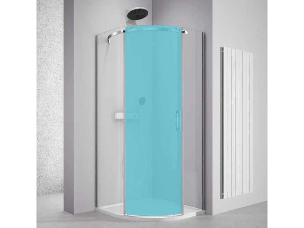 Polysan THRON KOMPONENT čtvrtkruhová sprchová zástěna 900x900mm, čiré sklo, levá TL2690BL Hit Sezóny