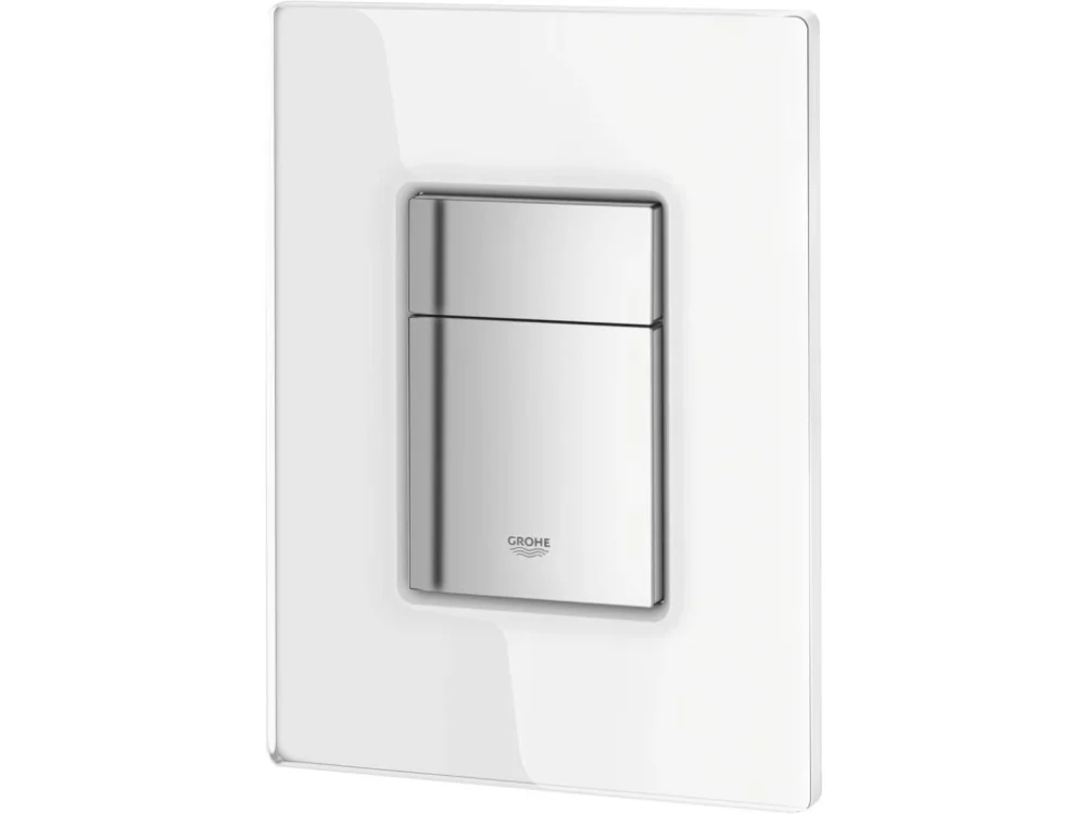 Sleva Grohe Ovládací tlačítko GROHE Skate Cosmopolitan sklo měsíční bílá 38845LS0