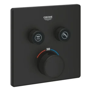 Akční Cena Grohe Sprchová a vanová baterie GROHE Grohtherm Smartcontrol bez podomítkového tělesa phantom black 102166KF00