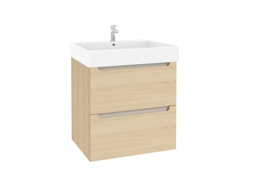 Naturel Koupelnová skříňka s umyvadlem Naturel Stilla 60x60x45 cm dub vincenza mat STILLADV06056U2 Akční Cena