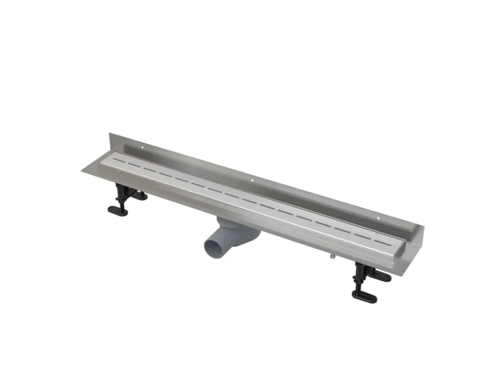 Jen Po Omezenou Doba Alca Sprchový žlab Alca 85 cm nerez mat lines ALCAZLAB85LEM