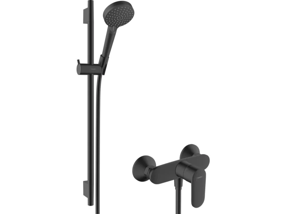 Must-Have Hansgrohe Sprchová baterie Hansgrohe Vernis Blend se sprchovým setem 150 mm černá matná 26958670