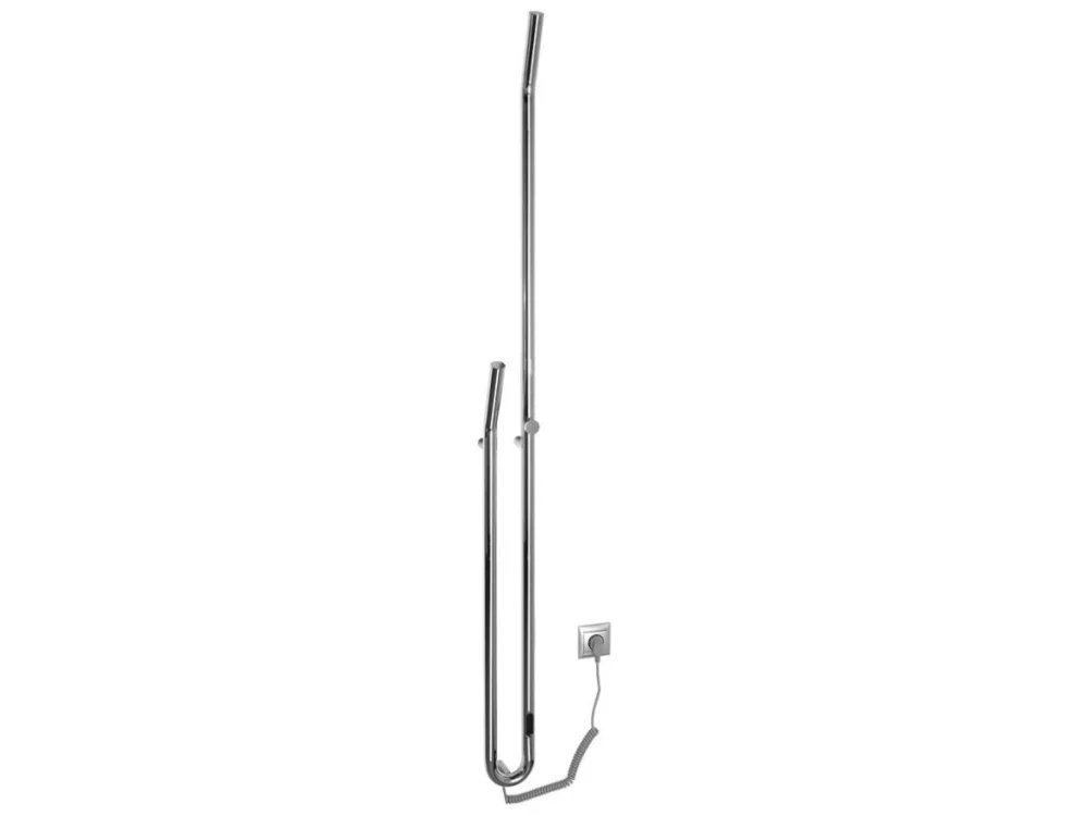 Sapho DUOPASSO elektrický sušák ručníků s časovačem 122x1700mm, 45 W, chrom ER730 Must-Have