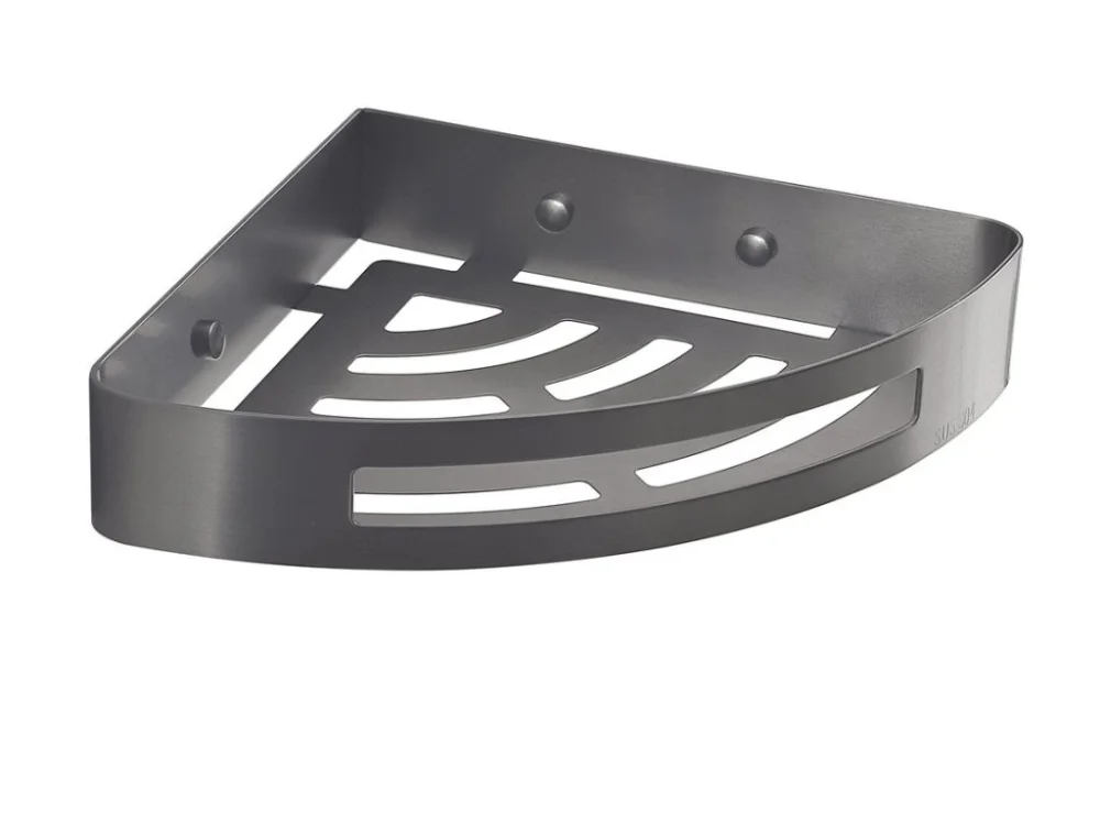 Gedy SMART rohová police do sprchy, 210x45x210mm, gun metal 247981 Tovární Cena