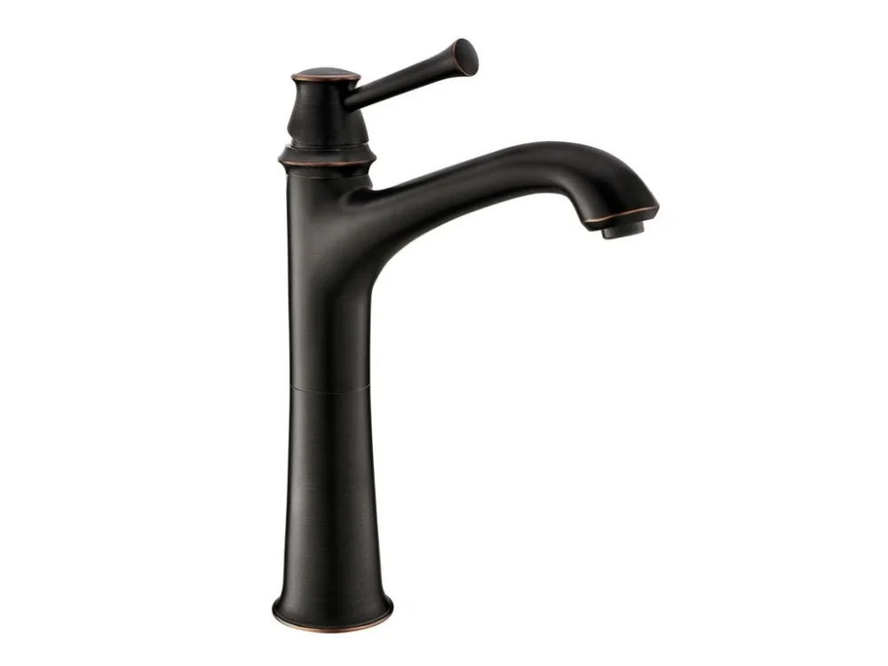 Sleva Sapho CLASSIC stojánková umyvadlová baterie vysoká, olejem gumovaný bronz AZ006WB