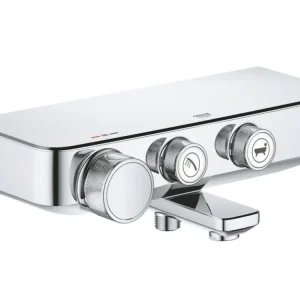 Akce Grohe Vanová termostatická baterie GROHE Smart Control 150 mm chrom 34718000