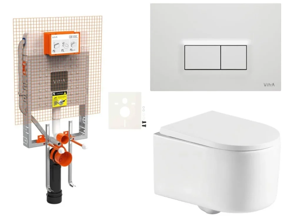 Levný SAT Závěsný WC set k zazdění SAT Tornado SIKOVZTOR72600