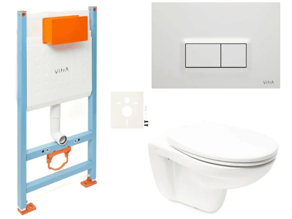 Originální SAT Závěsný WC set do lehkých stěn / předstěnová VitrA Normus SIKOVSNOR54600