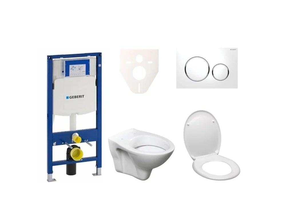 Časově Omezené Ceramia Cenově zvýhodněný závěsný WC set Geberit do lehkých stěn / předstěnová montáž + WC Ceramia S-Line Pro 111.300.00.5ND4