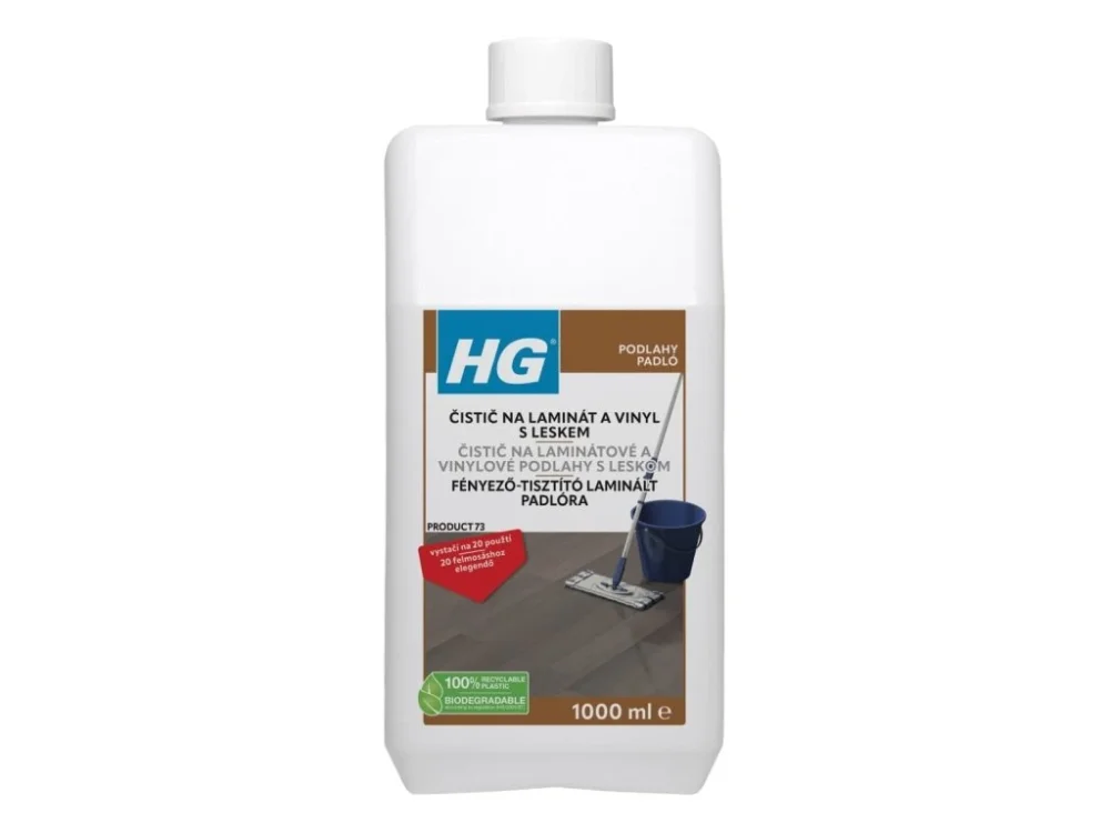 HG HG čistič s leskem pro laminátové plovoucí podlahy HGCLL Cenový Hit