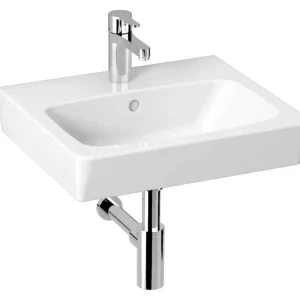 Značkový Jika Nábytkové umyvadlo Jika Lyra Plus Viva 50x43 cm otvor pro baterii uprostřed H8103800001041