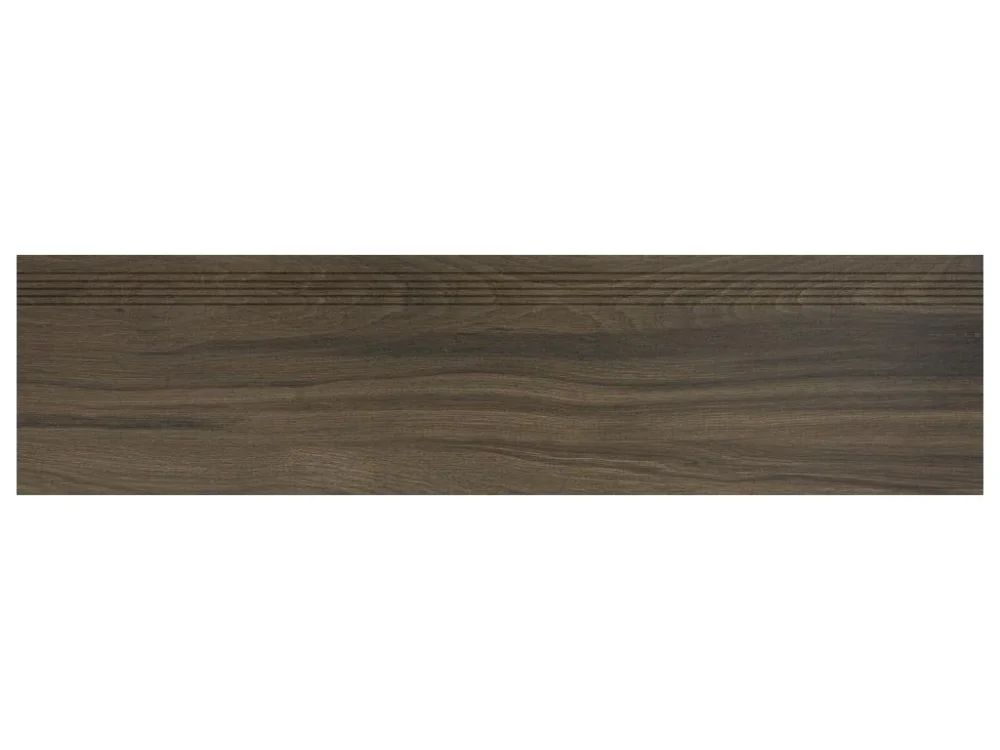 Cenově Výhodný RAKO Board DCPVD144 schodovka tmavě hnědá 30x120 cm