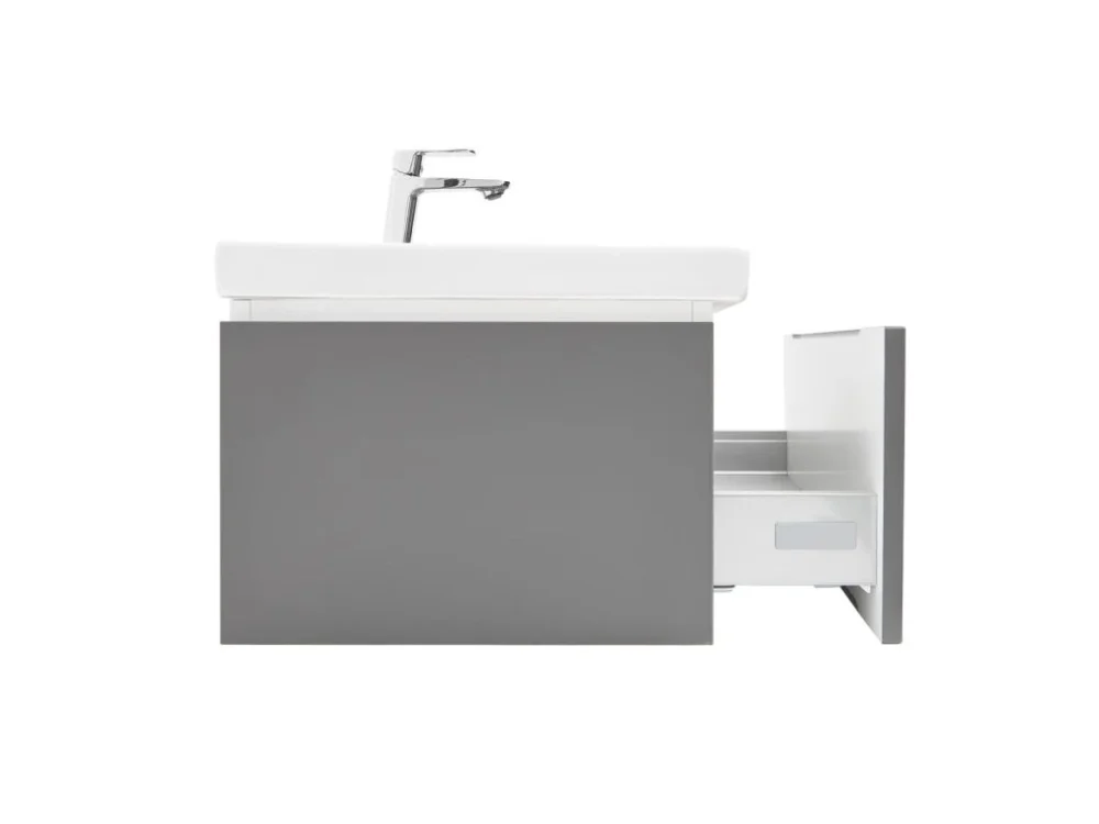 Zlevněný SAT Koupelnová skříňka s umyvadlem SAT Feel 120x30x44,8 cm antracit mat SATFEEL120ANTU4BA