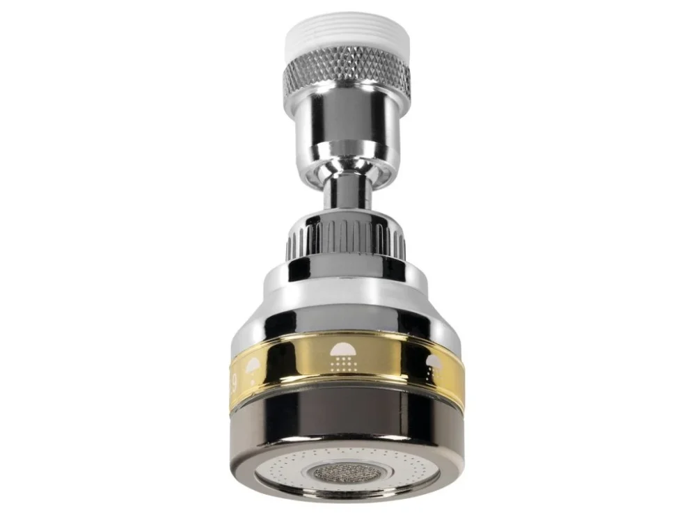 Must-Have Aqualine Perlátor s kloubem a přepínačem, vnitřní závit M22x1, vnější závit M24x1, chrom B242