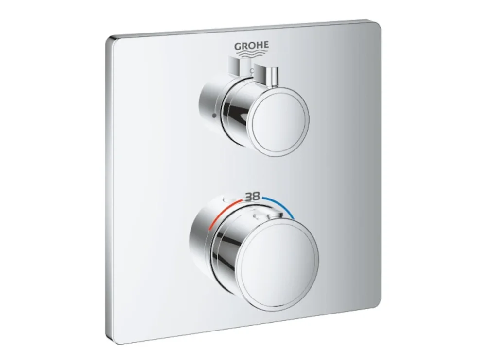 Levný Grohe Termostat GROHE Grohtherm bez podomítkového tělesa chrom 24078000