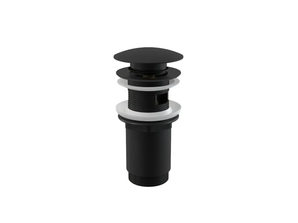 Odeslání Ihned Alca Výpust umyvadlová Alca CLICK/CLACK 5/4" celokovová s přepadem, velká zátka černá