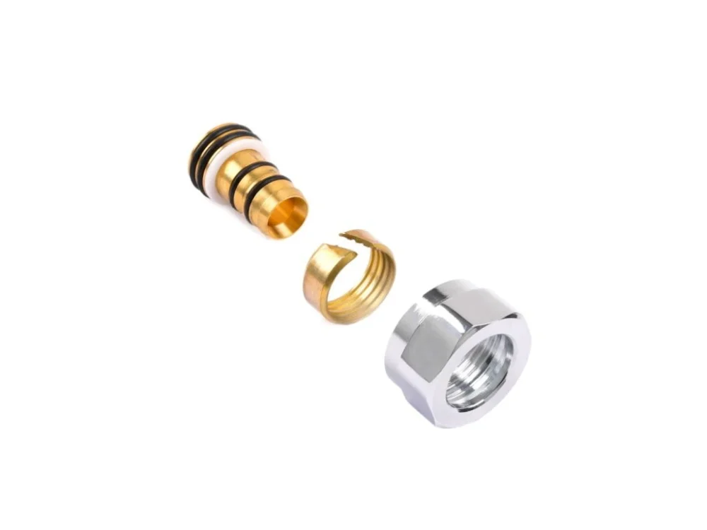 Terma adaptér na AL-PEX trubky GW M22x1,5–Ø16x2 Chrome Ihned K Objednání