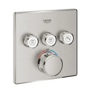 Akční Cena Grohe Sprchová a vanová baterie GROHE Grohtherm SmartControl bez podomítkového tělesa supersteel 29126DC0