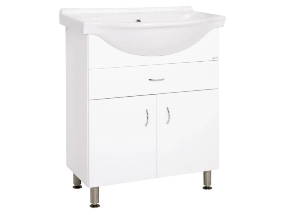 Keramia Koupelnová skříňka s umyvadlem Keramia Pro 70x56 cm bílá PRO70Z Víkendová Akce