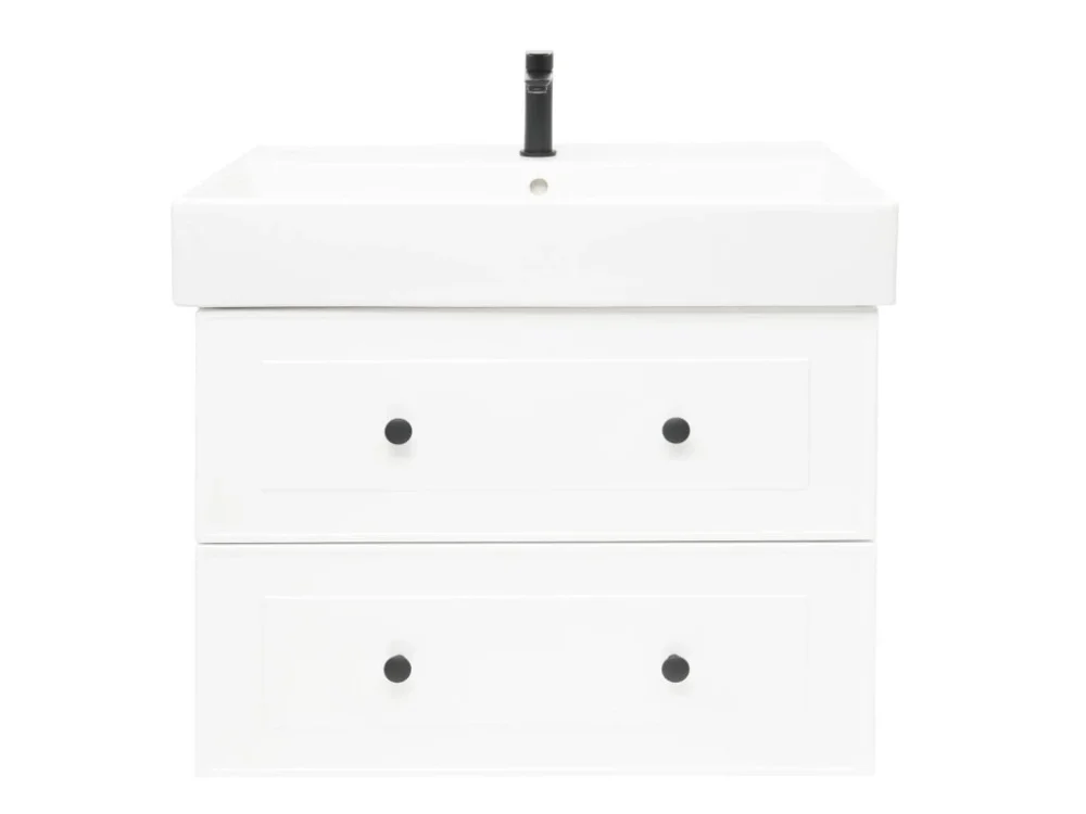 Koupit Online Naturel Koupelnová skříňka s umyvadlem Naturel Forli 100x53x46 cm bílá lesk FORLI100BIUSAT