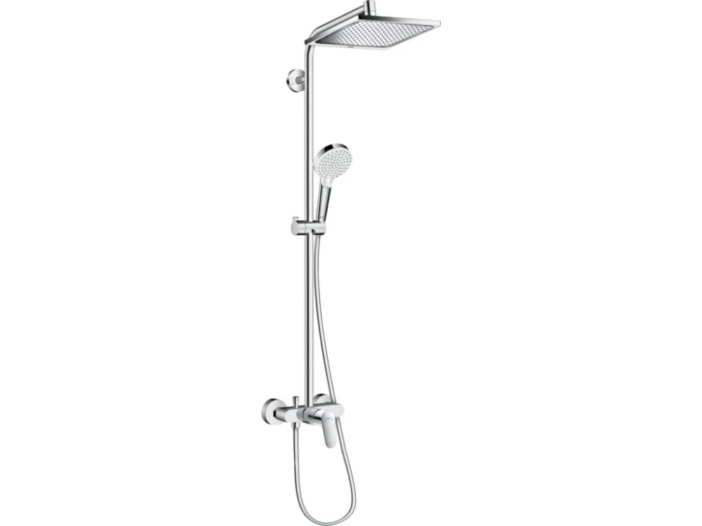 Hansgrohe Sprchový systém Hansgrohe Crometta E na stěnu s pákovou baterií chrom 27284000 Pouze Dnes