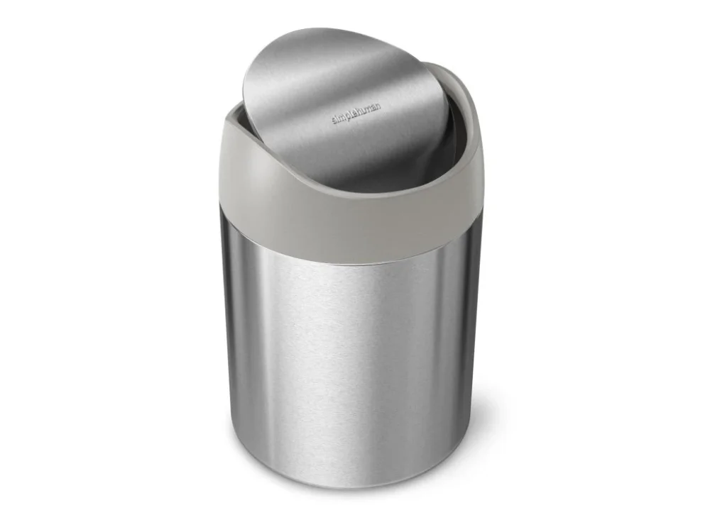Simplehuman Odpadkový koš volně stojící Simplehuman Mini bin 1,5 l Kartáčovaná nerez ocel mat SHCW2084 Nakupujte Hned