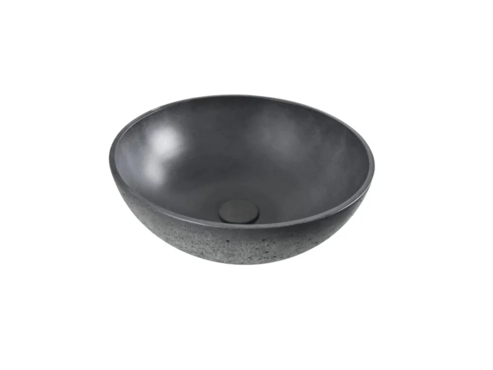 Odeslání Ihned SAT Umyvadlo na desku SAT Cemento 42x42 cm antracit bez přepadu CEM4242A