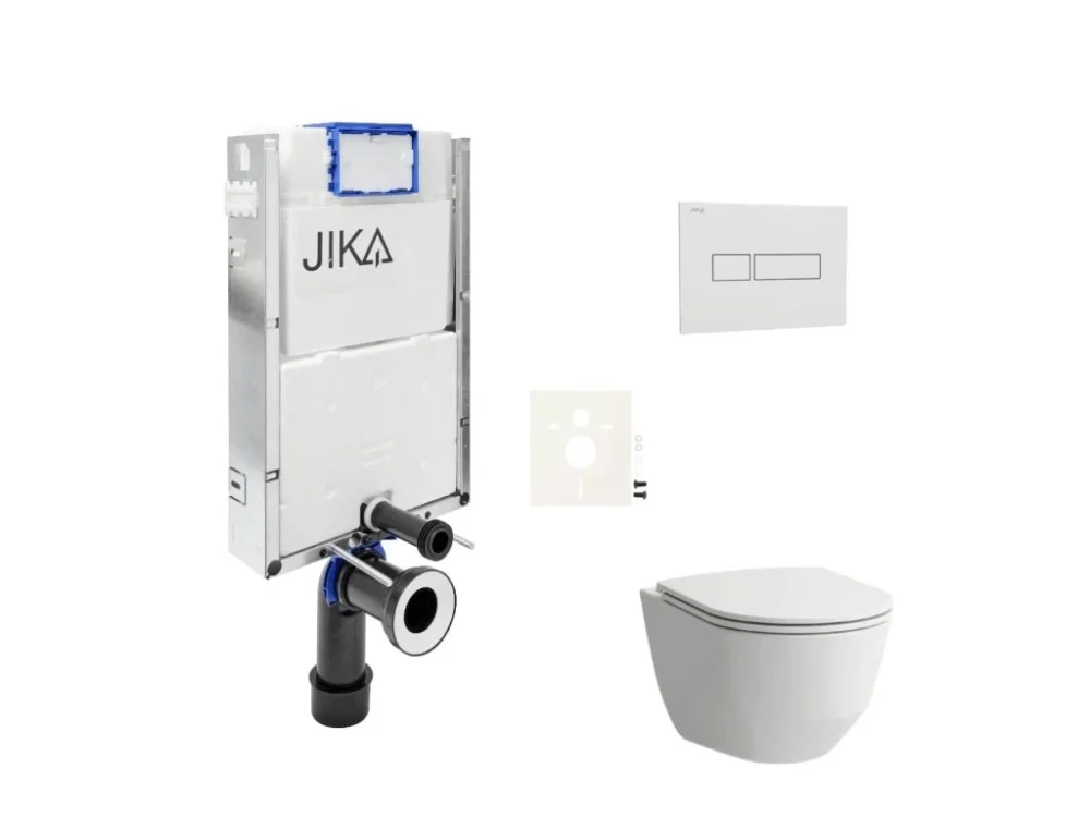 Cenový Hit Laufen Cenově zvýhodněný závěsný WC set Jika k zazdění + WC Laufen SIKOJL1
