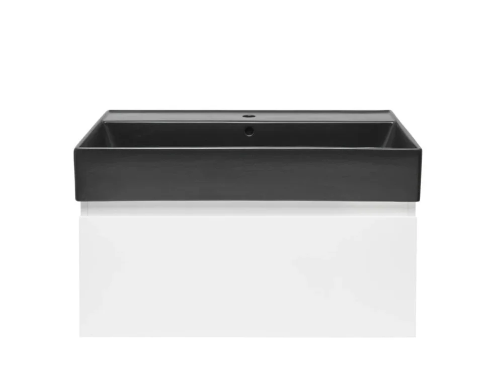 SAT Koupelnová skříňka s umyvadlem SAT B-WAY 79x30x45 cm bílá lesk BWAY80WU2B Doprava Zdarma