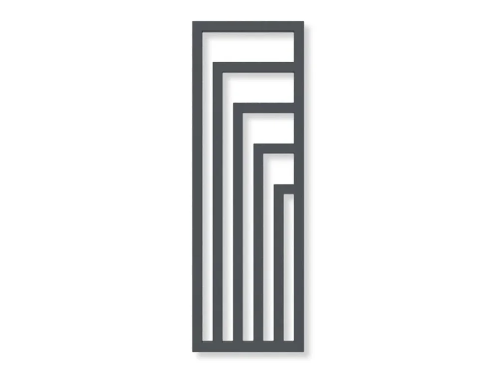 Terma Angus V 1300x440 vodní radiátor Metallic Black ZX Nízká Cena