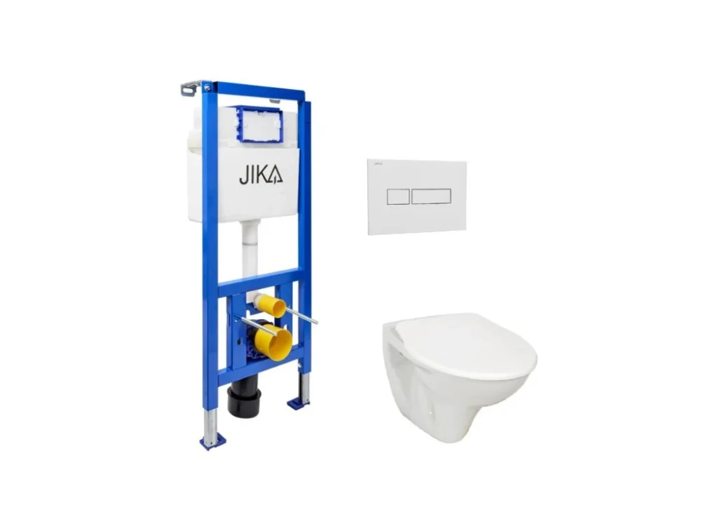 Koupit Online Jika Cenově zvýhodněný závěsný WC set Jika do lehkých stěn / předstěnová montáž + WC Jika Nila KMPLJIKAS