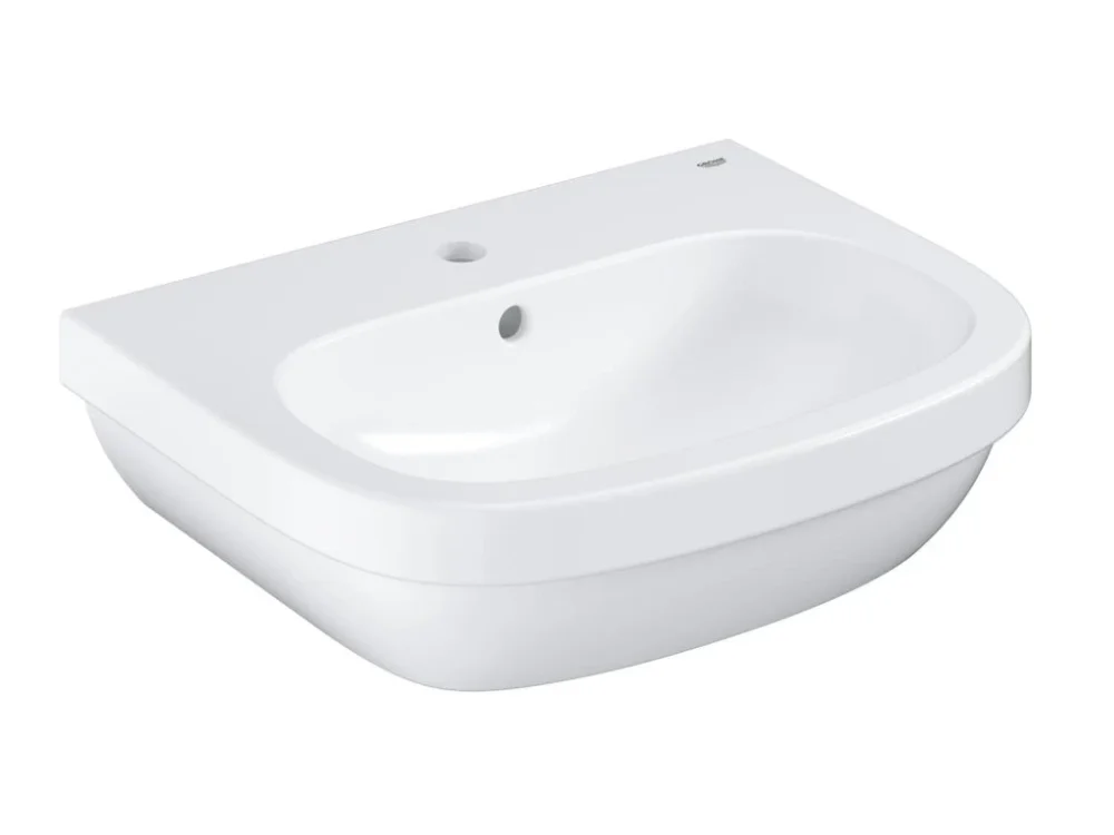 Akční Nabídka Grohe Umyvadlo GROHE Euro Ceramic 55x45 cm alpská bílá otvor pro baterii uprostřed 39336000