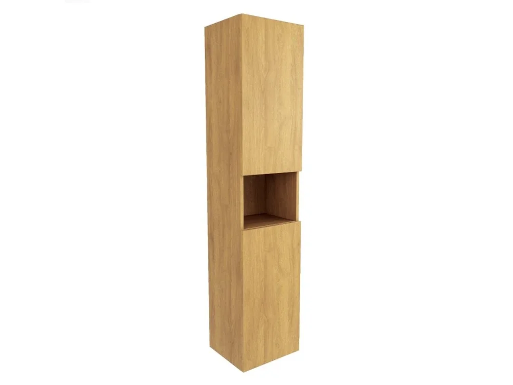 Autentický SAT Koupelnová skříňka vysoká SAT Feel 36x165x32 cm dub medový mat SATFEELV36DM