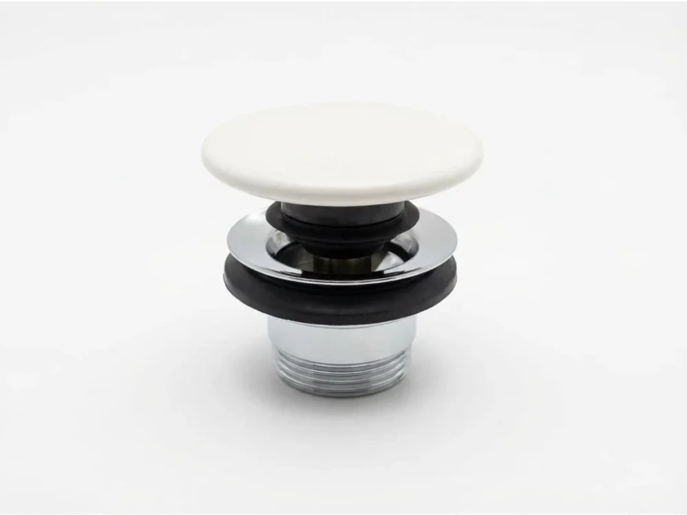 Villeroy & Boch Villeroy & Boch keramický kryt odtoku „push-open“, pro umyvadla s přepadem, bílá 68170001 Přímo Od Výrobce