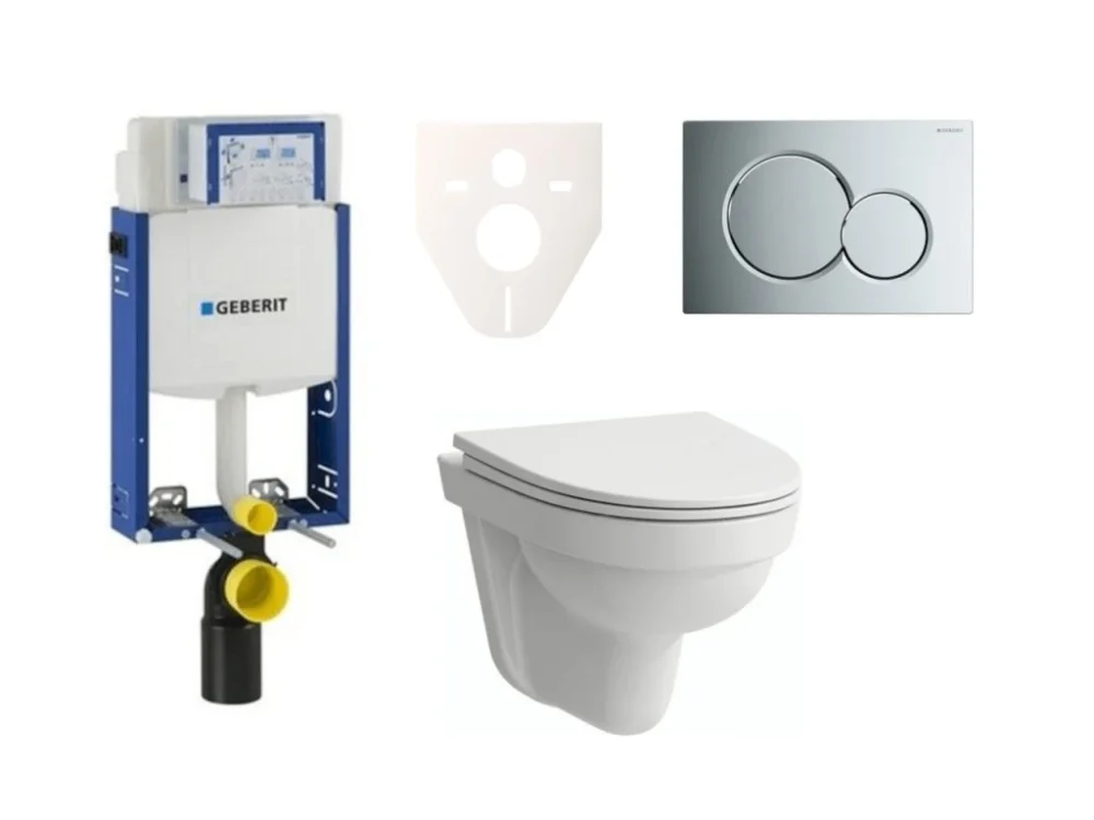 Cenově Výhodný Laufen Cenově zvýhodněný závěsný WC set Geberit k zazdění + WC Laufen Laufen Pro Nordic SIKOGE2H2