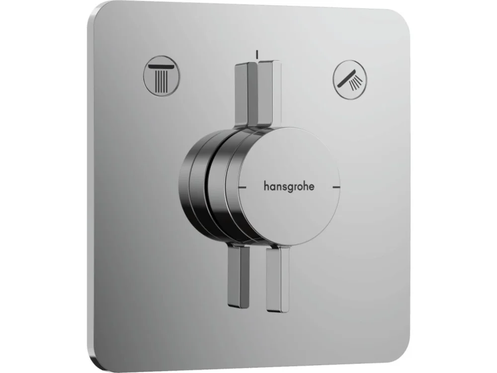 Doprava Zdarma Hansgrohe Sprchová a vanová baterie Hansgrohe DuoTurn Q bez podomítkového tělesa chrom 75414000